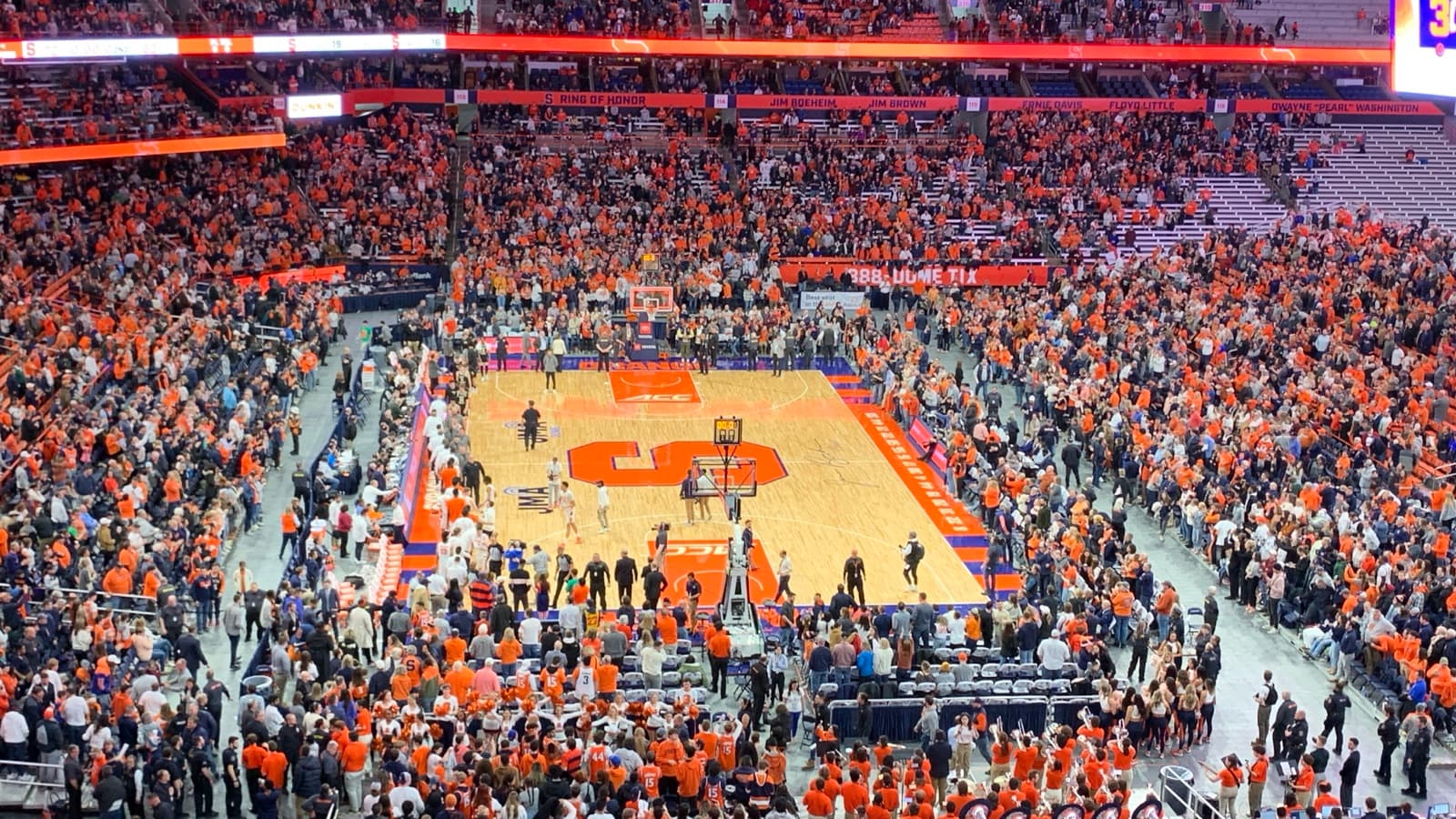 Syracuse basketball at the Dome. March’23.