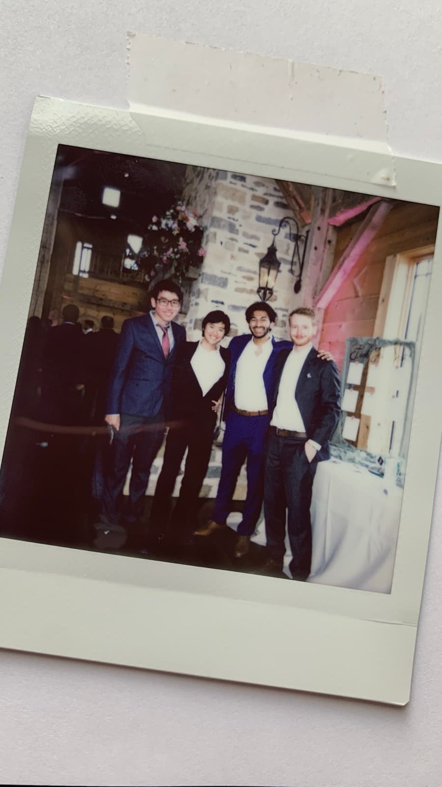 Jack and Anushka’s wedding. With Long, JZ, Johnny (left to right). In Bristol, TN. April’23.